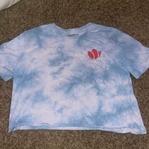 Dutch bros cropped tee
